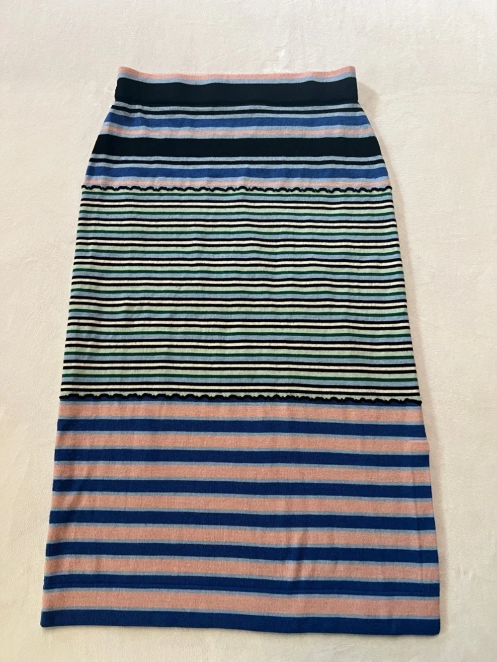 UNIQLO x MARNI Women's Merino Blend Striped Knitted Skirt Size XS streetwear